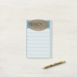 Missie doelen post het notitieboekje post-it® notes