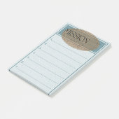 Missie doelen post het notitieboekje post-it® notes (Schuin)