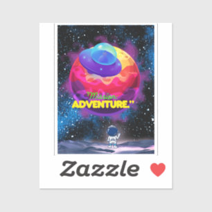 MISSIE EN AVONTUUR STICKER