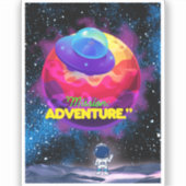 MISSIE EN AVONTUUR STICKER (Voorkant)