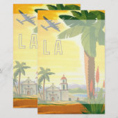 missie in Los Angeles, Californië met Palm Briefpapier (Voorkant / Achterkant)