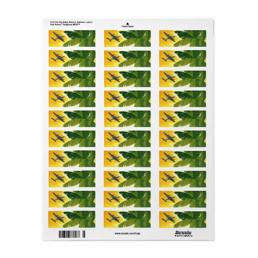  missie in Los Angeles, Californië met Palm Etiket (Full Sheet)