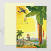 missie in Los Angeles, Californië met Palm Kaart (Voorkant / Achterkant)