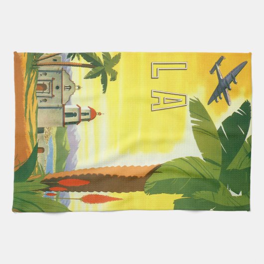  missie in Los Angeles, Californië met Palm Theedoek (Horizontaal)