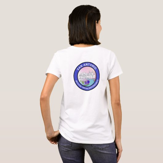 MISSIE INDIASE AFSTAMMELINGEN T-SHIRT (Achterkant volledig)
