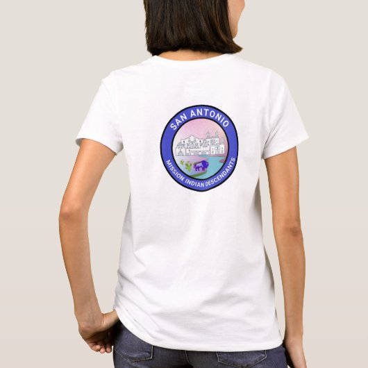 MISSIE INDIASE AFSTAMMELINGEN T-SHIRT (Achterkant)