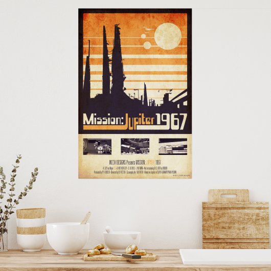 Missie: Jupiter 1967 Poster (Keuken)