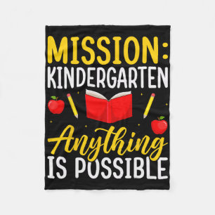 Missie kleuterschool Alles is mogelijk Fleece Deken