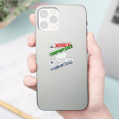 Missie: SAMENGESTELD Sticker (Telefoon)