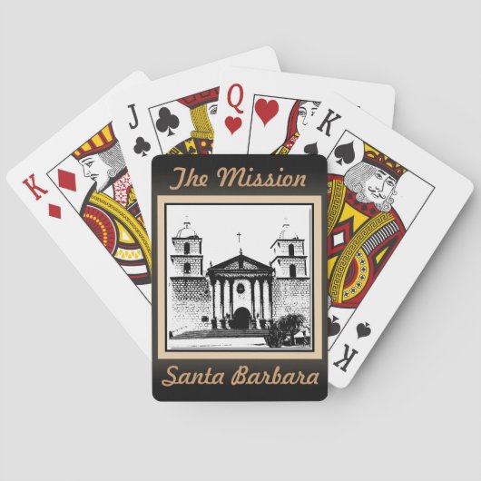 Missie - Santa Barbara-speelkaarten Pokerkaarten (Achterkant)