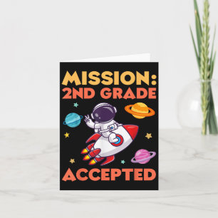 Missie Tweede 2e klas Geaccepteerde Astronaut Teru Kaart