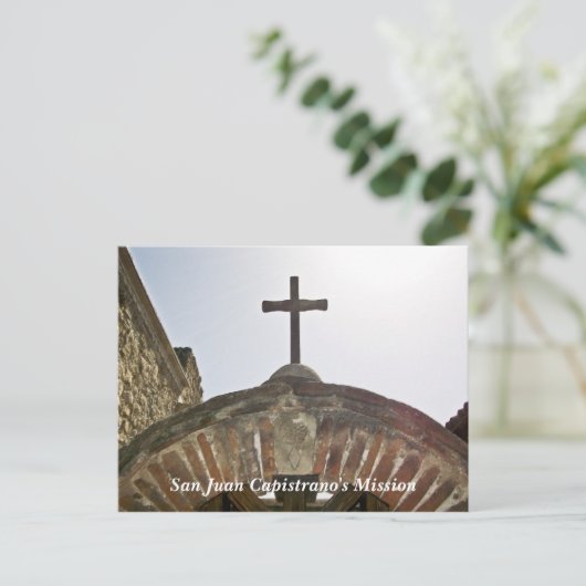 Missie van San Juan Capistrano Briefkaart (Staand voorkant)