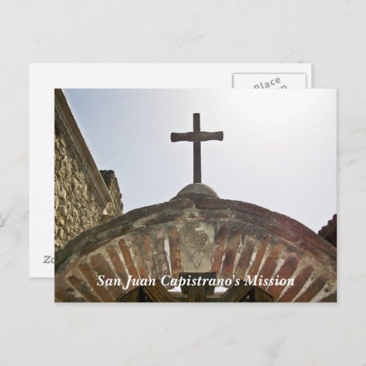 Missie van San Juan Capistrano Briefkaart (Voorkant / Achterkant)