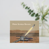 Missie voor Mars Sample Return Briefkaart (Staand voorkant)