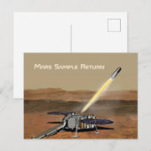 Missie voor Mars Sample Return Briefkaart (Voorkant / Achterkant)