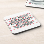 Missiengeborabilia Bier Onderzetter (Linkerzijde)