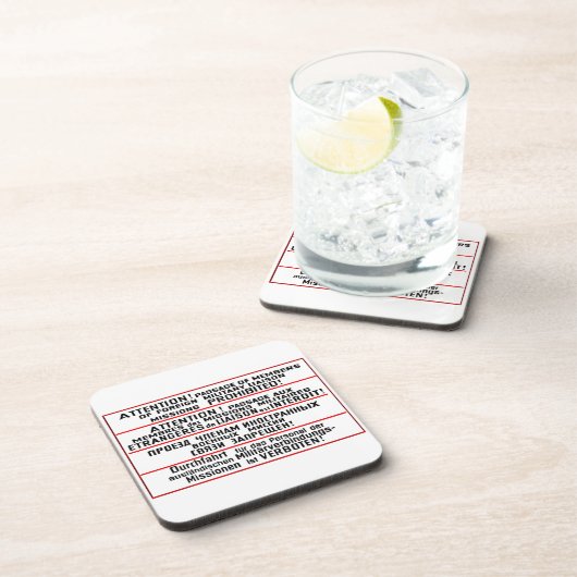 Missiengeborabilia Bier Onderzetter (Rechterzijde)