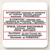 Missiengeborabilia Bier Onderzetter (Voorkant)