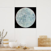 Missies van de "Surveyor Apollo" en "Luna Moon" Poster (Keuken)