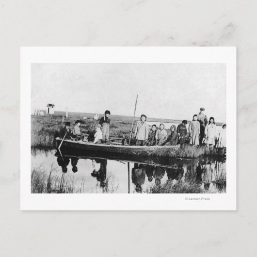 Missiestation Moravië in Kuskokwim Briefkaart (Voorkant)