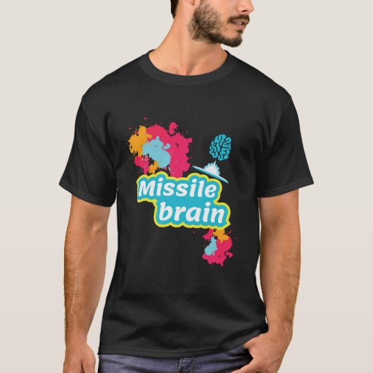 Missile brain-t shirt engineer design (Voorkant)