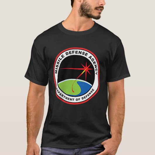 Missile Defense Agency DOD MDA Veteran Fort T-shirt (Voorkant)