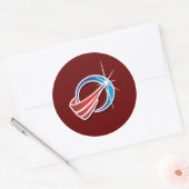 Missile Defense Agency Ronde Sticker (Envelop)