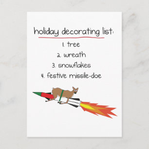 Missile-Doe - Funny Holiday Briefkaarten