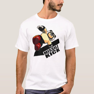 Missile Kick Pandaman T-shirt