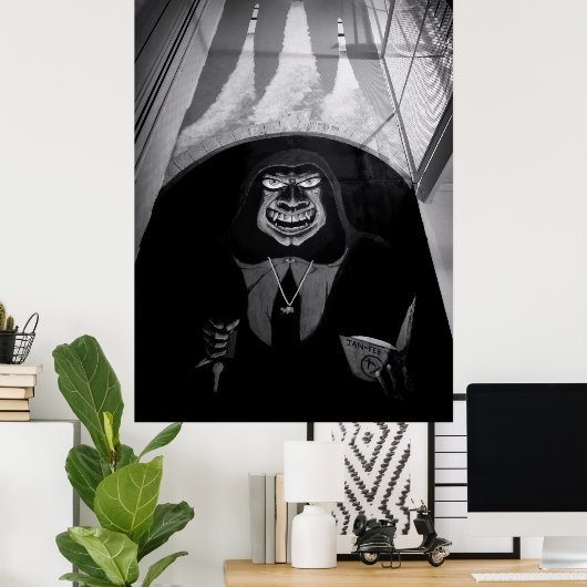 MISSILE SILO MURAL POSTER (Thuiskantoor)