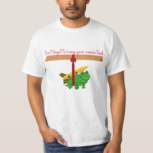 Missile Toad Kerstmis T-shirt (Voorkant)