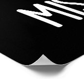 Missile Toast Grappige Mistletoe Puns Donker BG Poster (Hoek)