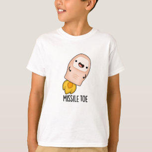 Missile Toe Funny Mistletoe Pun T-shirt