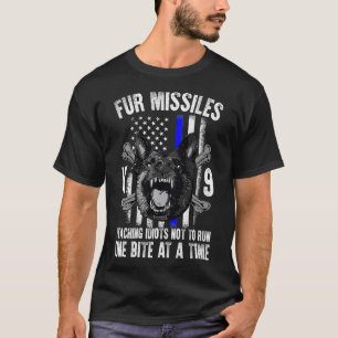 Missiles die idioten leren om niet één biet A te d T-shirt