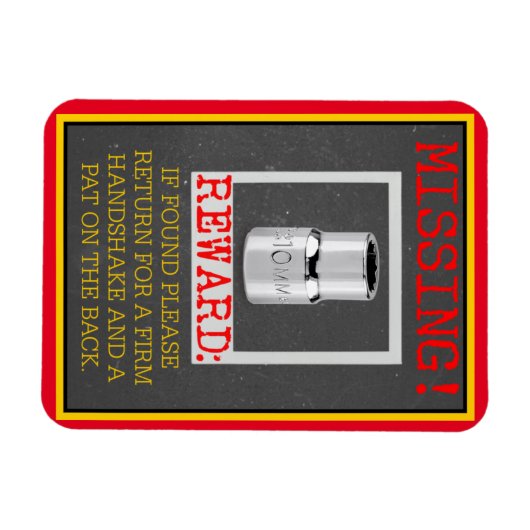 MISSING! 10 MM SOCKET MAGNEET (Horizontaal)