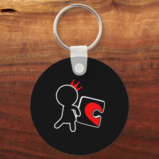 Missing Ece Heart Puzzle Couple Matching Valentine Sleutelhanger (Voorkant)