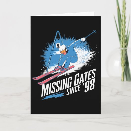 Missing Gates Since 98 Alpine Skiing  Kaart (Voorkant)