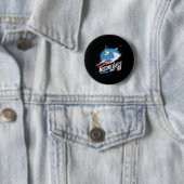 Missing Gates Since 98 Alpine Skiing Ronde Button 5,7 Cm (In situ)