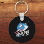 Missing Gates Since 98 Alpine Skiing  Sleutelhanger (Voorkant)