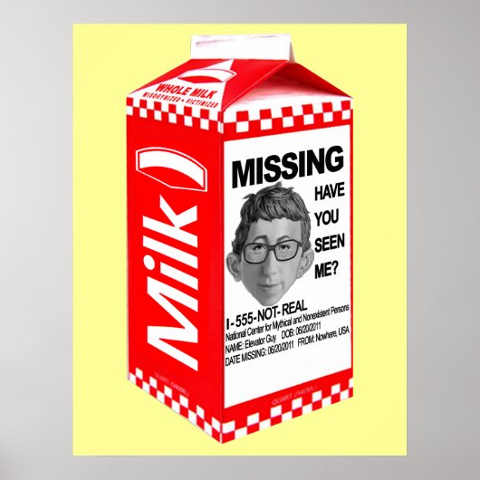 MISSING: Hoogleraar Poster (Voorkant)