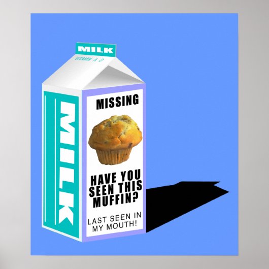 MISSING MUFFIN POSTER (Voorkant)