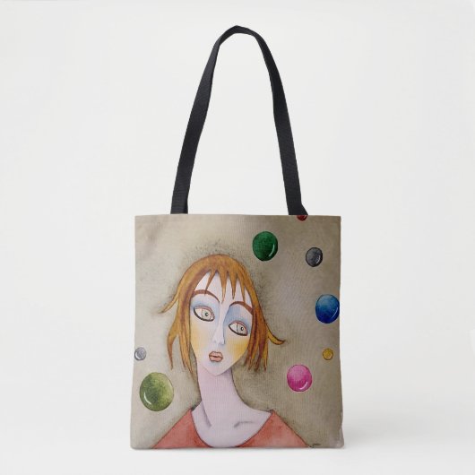 "Missing Pieces" Tote Bag (Voorkant)