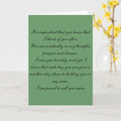 Missing spouse overseas in the military kaart (Gele Bloem)