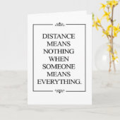 **MISSING U** LANGE AFSTAND VRIEND/FAMILIE KAART (Gele Bloem)