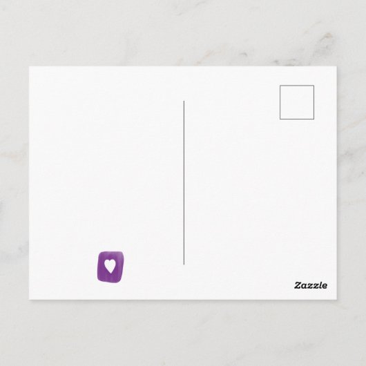 Missing You A Latte Postcard Briefkaart (Achterkant)