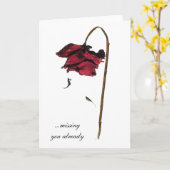 Missing you already kaart (Gele Bloem)