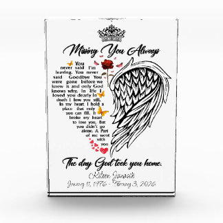 Missing You Always Memorial Fotoblokken