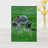 Missing You natuur scene kaart (Gele Bloem)