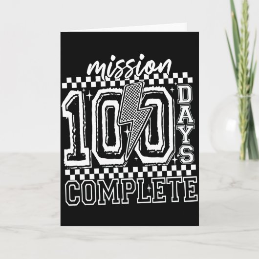 Mission 100 Days Complete Classroom Countdown Kaart (Voorkant)