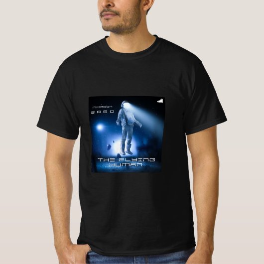 Mission 2060 vliegende mensen - basic T-Shirt (Voorkant)